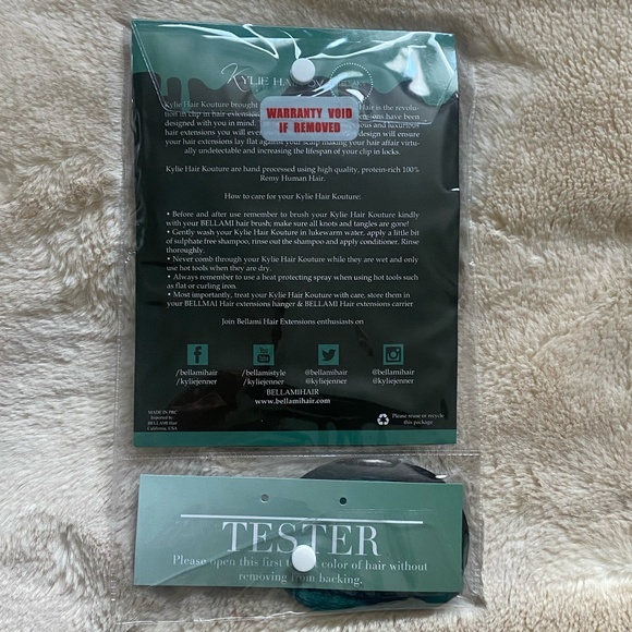 Kylie Hair Kouture T2/Teal 180g 20" - Picture 2 of 2